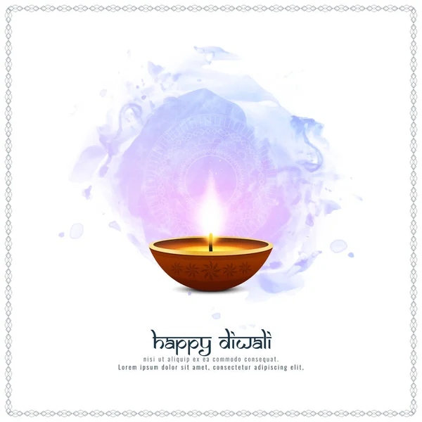 Abstract Happy Diwali artistic background