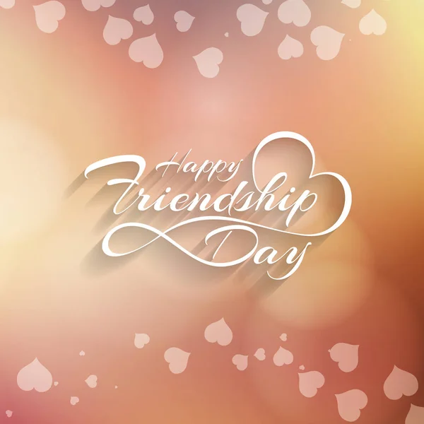 Реферат elegant Happy Friendship day decorative background — стоковый вектор