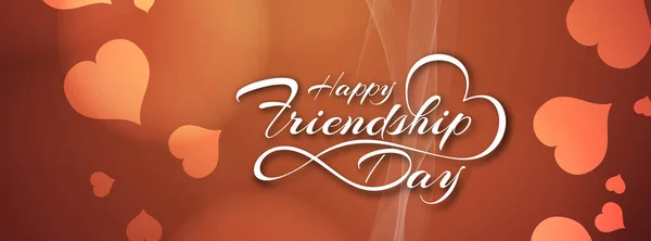 Аннотация Happy Friendship Day banner modern design — стоковый вектор