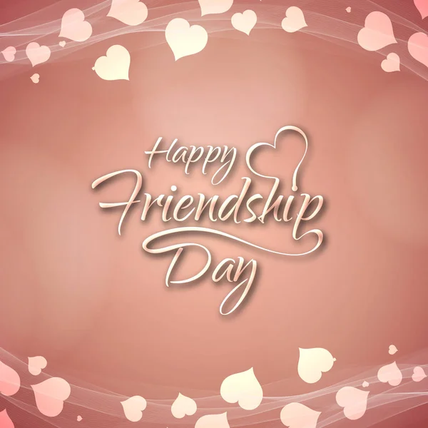 Аннотация Happy Friendship Day stylish background — стоковый вектор