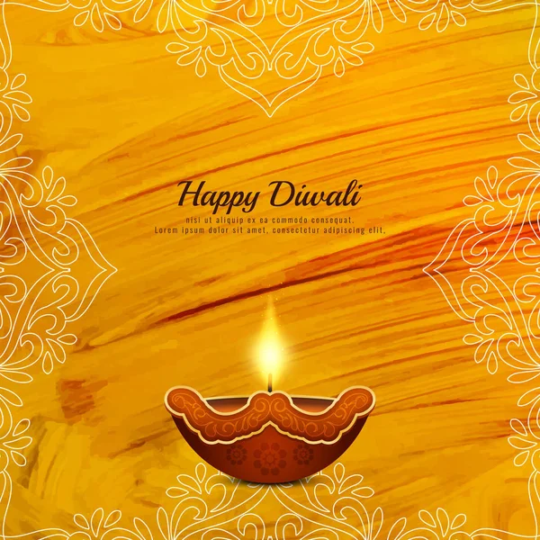 Abstract fundo feliz Diwali — Vetor de Stock
