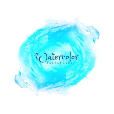 Soyut Mavi suluboya tasarım arka plan