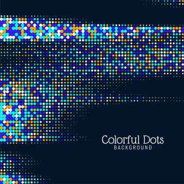 Soyut renkli noktalar modern arka plan