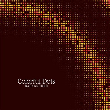 Modern renkli noktalar dekoratif arka plan