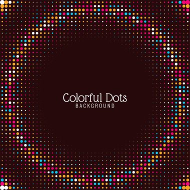 Soyut zarif renkli noktalar arka plan