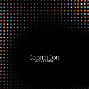 Soyut renkli noktalar modern arka plan