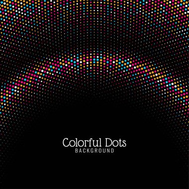 Soyut renkli noktalar modern arka plan