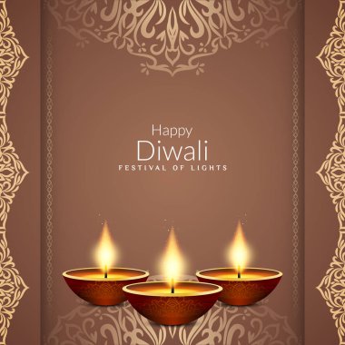 Güzel mutlu Diwali Festivali arka plan