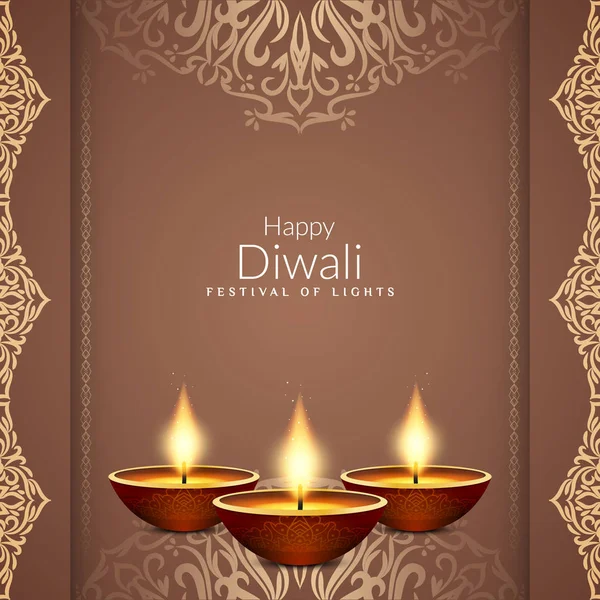 Absztrakt szép Boldog Diwali fesztivál háttér — Stock Vector