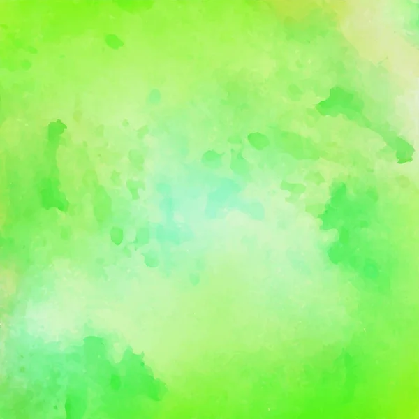 Abstrakte grüne Aquarell Hintergrund — Stockvektor