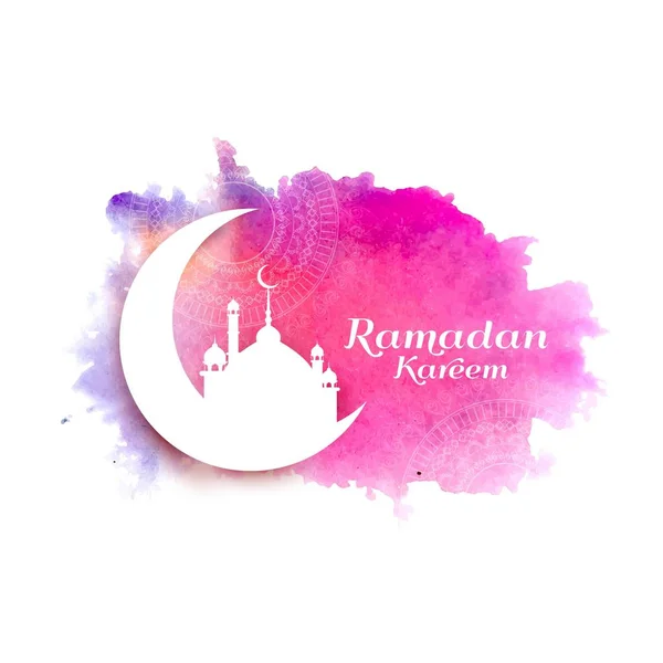 Astratto Ramadan Kareem sfondo islamico — Vettoriale Stock