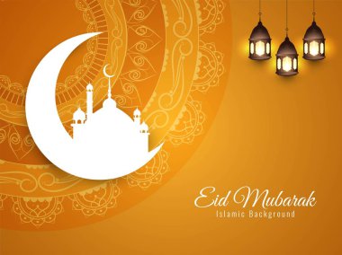 Soyut Islam Eid Mubarak arka plan