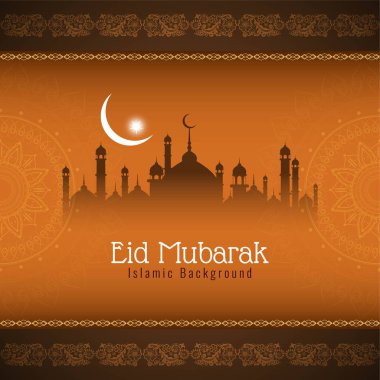 Soyut Islam Eid Mubarak arka plan