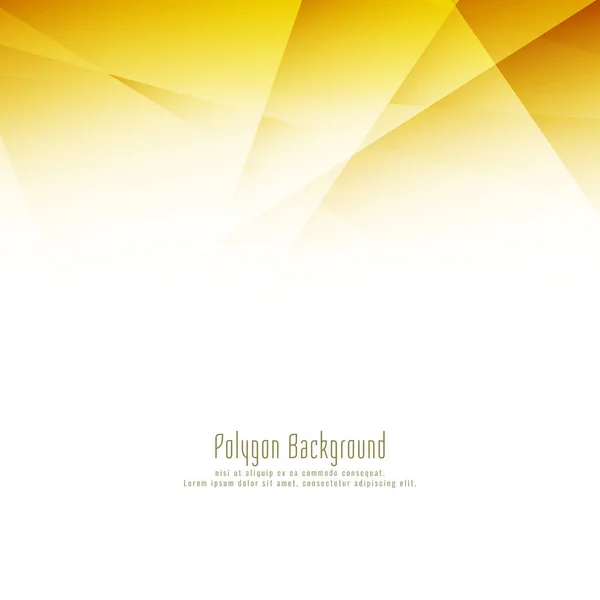 Abstrakt elegant ljus polygon design dekorativ bakgrund — Stock vektor