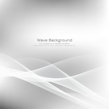 Soyut şık dalga griarka plan