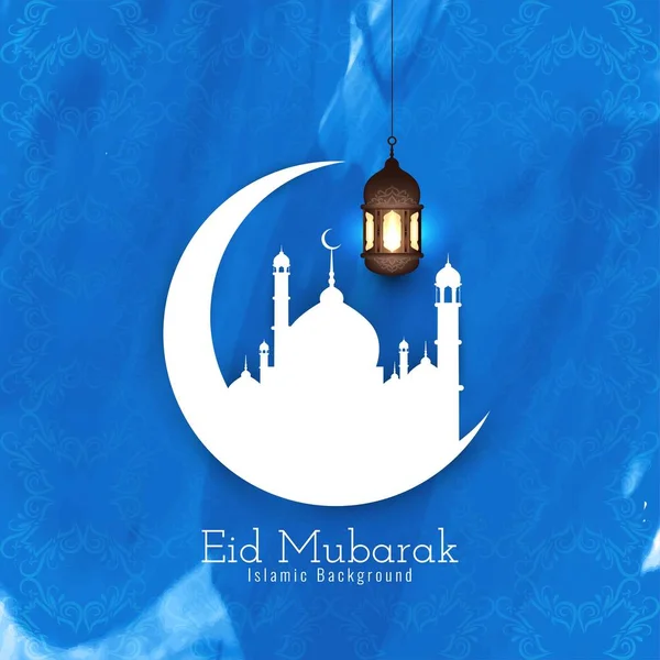 Abstrato Eid Mubarak fundo do festival islâmico —  Vetores de Stock