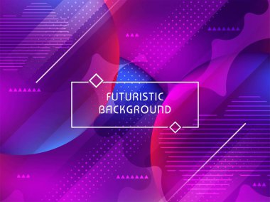 Soyut modern şık fütüristik arka plan
