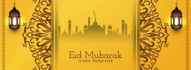 Dini Bayram Mübarek İslami afiş tasarımı