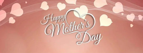 Résumé Happy Mother's day élégant design de bannière — Image vectorielle