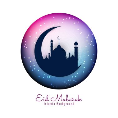 Soyut dini Eid mübarek Islam arka plan