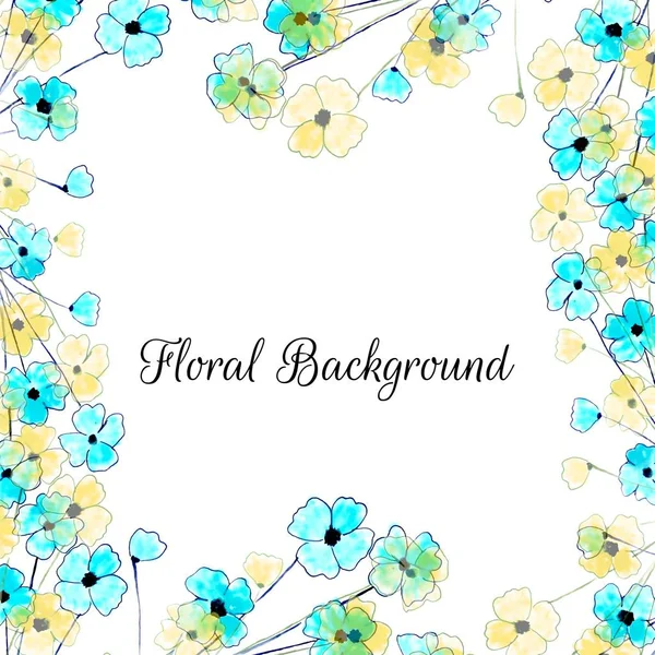 Abstract stylish floral colorful decorative background — Stock Vector