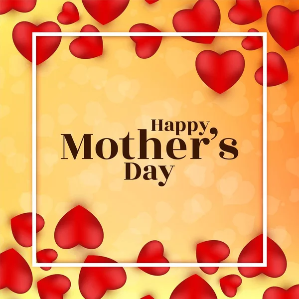 Abstracte Happy Mother's Day mooie achtergrond — Stockvector