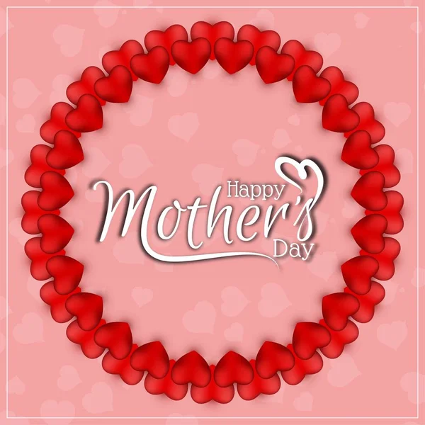 Élégant fond heureux fête des mères — Image vectorielle