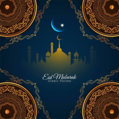 Soyut dekoratif Bayram Mübarek festival arka plan