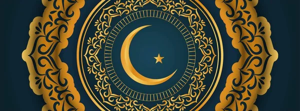 Soyut Bayram Mübarek dini afiş tasarımı — Stok Vektör