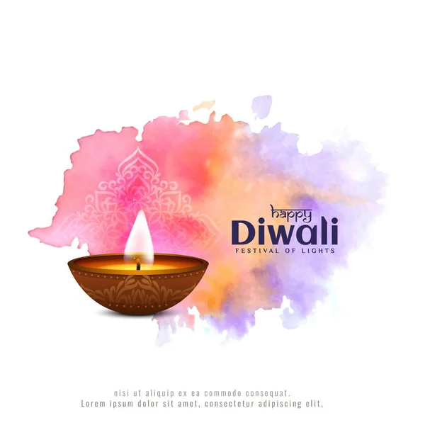 Аннотация Happy Diwali festival background — стоковый вектор