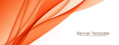 Zarif dalga pankartı tasarım vektörü