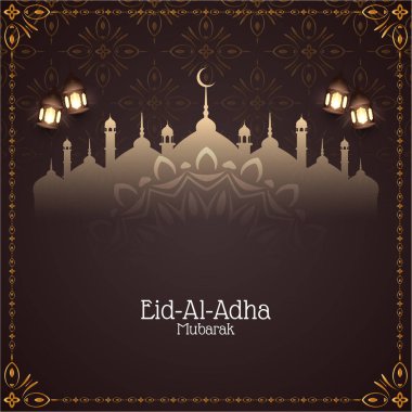 Güzel İslami Kurban Mübarek arka plan vektörü