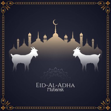 Güzel İslami Kurban Mübarek arka plan vektörü