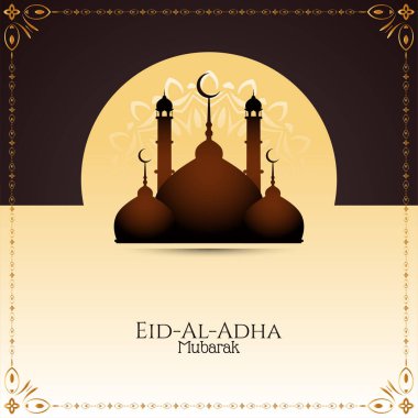 Güzel Kurban Mübarek arka plan vektörü