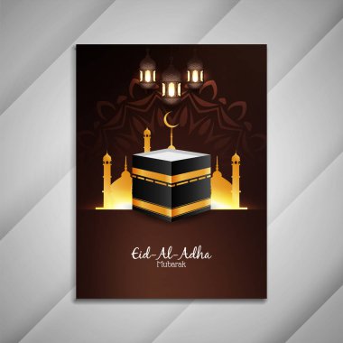 Zarif Kurban Bayramı Mübarek festival broşürü