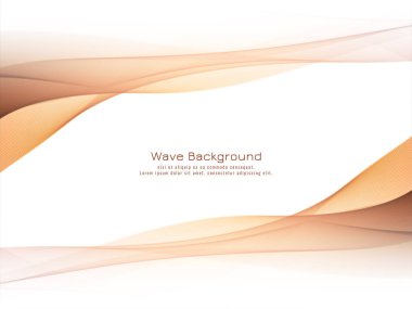 Modern dekoratif renkli dalga arkaplan vektörü