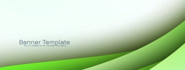 Soyut stil dalga tasarım sancak vektörü