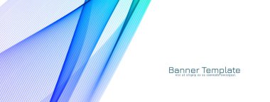 Modern stil dalga tasarım sancak vektörü