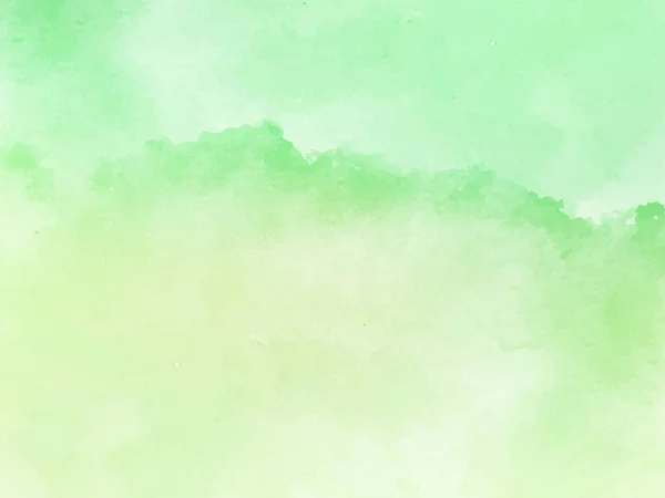 Weiche Grüne Aquarelltextur Eleganter Hintergrundvektor — Stockvektor