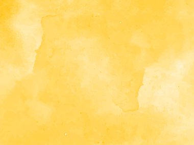 Güzel sarı suluboya arka plan vektörü