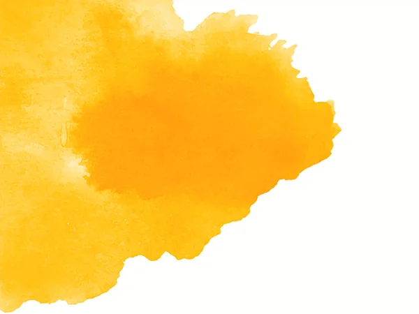 Moderno Amarelo Vetor Fundo Aquarela — Vetor de Stock