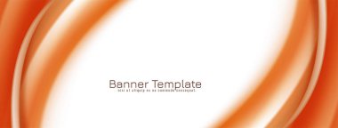 Soyut mavi dalga pankart tasarım vektörü