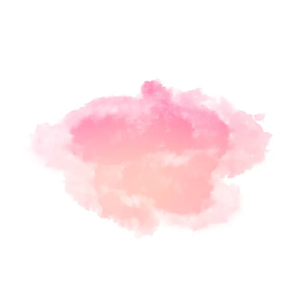 Puha Rózsaszín Akvarell Splash Design Háttér Vektor — Stock Vector
