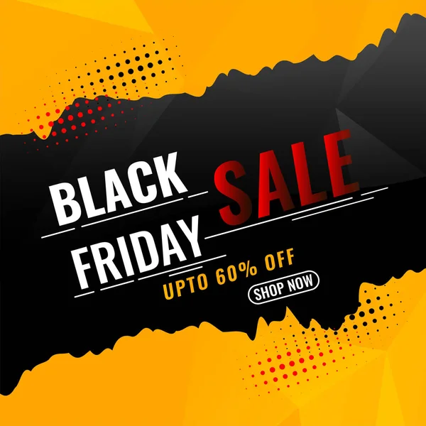 Black friday sale promotion background vector