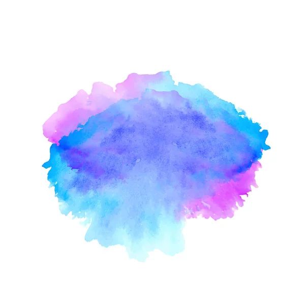 Coloré Aquarelle Tache Éclaboussure Conception Fond Vecteur — Image vectorielle