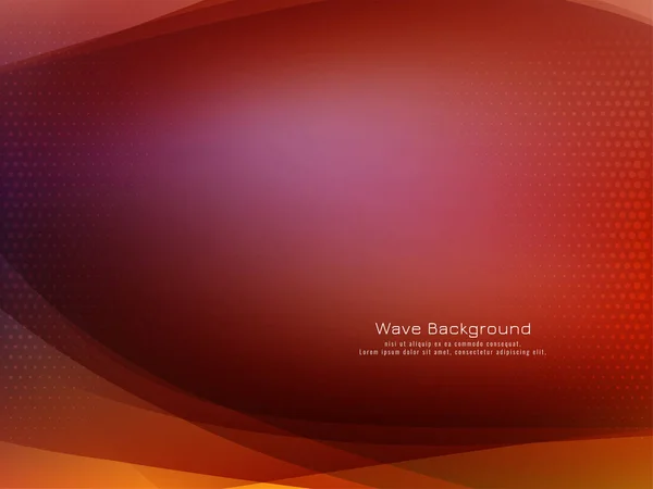 Abstract Wave Design Stylish Mesh Background Vector — Stock Vector