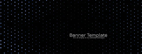 Moderno Colorido Meio Tom Escuro Banner Vector — Vetor de Stock