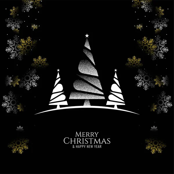 Élégant Joyeux Noël Fond Décoratif Vecteur — Image vectorielle
