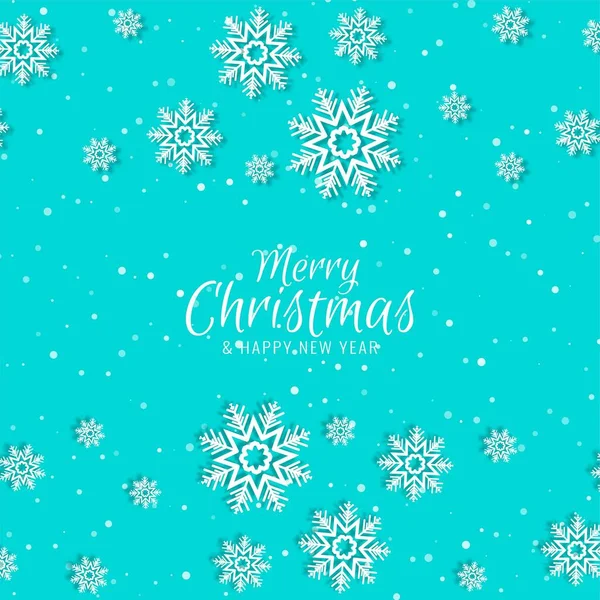 Merry Christmas Decorative Festive Background Vector — Stock Vector