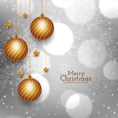 Parlak parlak Mutlu Noeller festivali arka plan tasarım vektörü